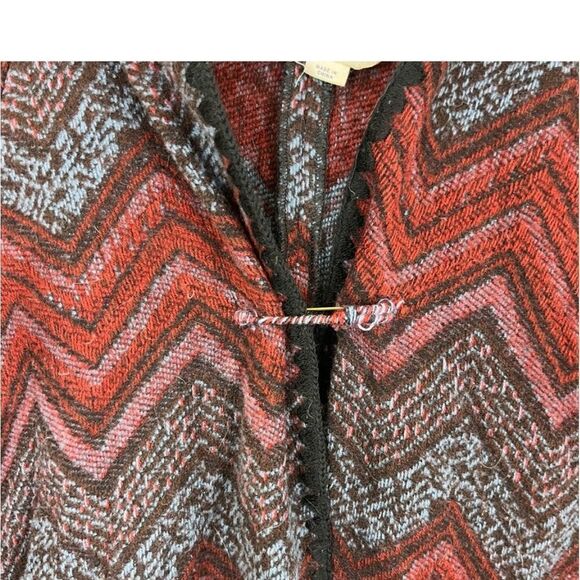 ANTHROPOLOGIE Hei Hei Mesilla Jacquard Knit Fringe Sweater Jacket Size Small - Picture 5 of 12